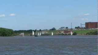 CRUCERO BUENOS AIRES A SAN PEDRO NAVEGANDO EL RIO PARANA FRENTE A CENTRAL NUCLEAR DE ATUCHA [upl. by Lauri]