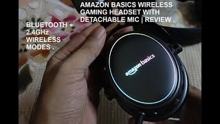 Amazon Basics Wireless Gaming Headset for PC amp Mobile  Review  Cosmic Byte Oberon 71 Comparison [upl. by Ed827]