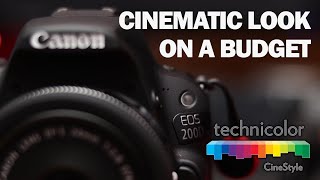 How to install cinestyle on canon 200D  CINEMATIC LOOK on a budget [upl. by Innos]