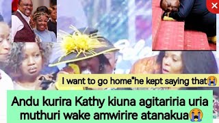 quotI WANNA GOquot😭 KATHY KIUNA BREAKS DOWN WHILE NARRATING WHAT BISHOP KIUNA TOLD HER B4 HE DI£D [upl. by Eleinad]