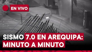 Sismo de 70 en Arequipa EN VIVO reporte minuto a minuto de TVPerú Noticias en Caravelí [upl. by Idram]