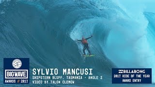 Sylvio Mancusi at Shipstern Bluff 2  2017 Billabong Ride of the Year Entry  WSL Big Wave Awards [upl. by Marilyn916]