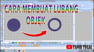 tutorial wilcom  CARA MEMBUAT LUBANG OBJECT DI WILCOM [upl. by Muscolo]