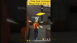 Three Such YouTubers Whose First Id Got Banned🚫freefireindia freefire freefirefacts beerbshorts [upl. by Harvie327]