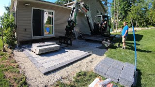 Finally Installing my TechoBloc Patio [upl. by Bakerman]