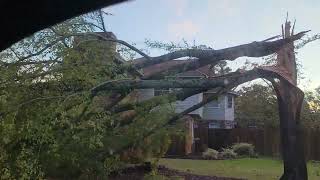 Idabel OK Tornado damage in Country Club Estates [upl. by Neumark]