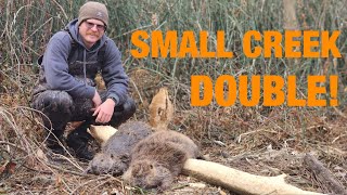 FIRST NIGHT DOUBLE Small Creek Beaver Trapping S2 E7 [upl. by Orton]