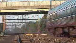 Amtrak Clocker 624 and SEPTA D6703 July 25 2003 [upl. by Attirehs]