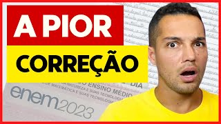 Redação Enem 2023 teve a PIOR CORREÇÃO  PROFINHO [upl. by Annoynek43]