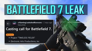 New Battlefield 7 Leak Details Potential Campaign Character [upl. by Aneryc]