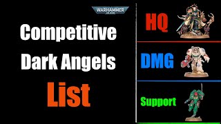 How to build a competitive Dark Angels Space Marines list in 10th Edition  Guide [upl. by Liddie]