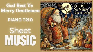 God Rest Ye Merry Gentlemen Tidings of Comfort and Joy arr by Ilan Chouraki for Piano Trio [upl. by Jarrow]