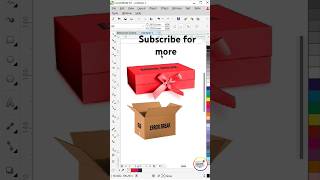 add name on box in CorelDRAW [upl. by Eidnam]