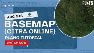 Tutorial Arcgis  Cara Menampilkan Citra Online Basemap di Arcgis  Terbaru 2022 [upl. by Ahsenom99]