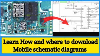 I Finally found the source of mobile schematic diagrams [upl. by Eyllib]