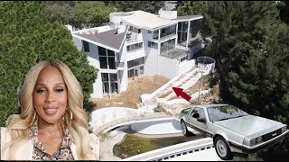 Mary J Bliges ABANDONED Mega Mansion  FOUND DELOREAN [upl. by Adnulahs]