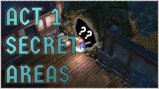 Grim Dawn Act 1 Secret Areas  All Locations Bosses and Rewards [upl. by Llecram]