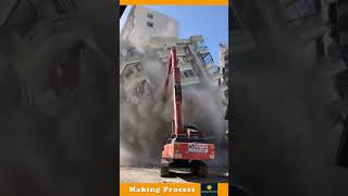 Making Process 32 The Process Of Demolishing A Building [upl. by Eesyak]