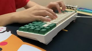 Gateron Pro Milky Yellow  Sound test [upl. by Rosalinda479]