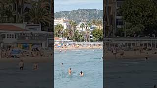 SITGES BEACH BARCELONA CATALONIA SPAIN [upl. by Euqcaj]