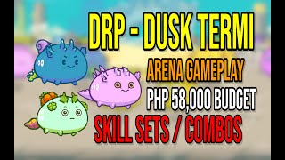 DRP  DUSK TERMI REPTILE PLANT  ARENA GAMEPLAY  SKILLS SETS  SEPT 2021 COST  AXIE INFINITY [upl. by Ikilisav718]