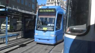 Straßenbahn München der PWagen HD [upl. by Cavallaro]