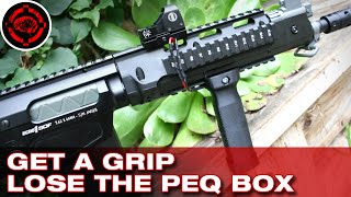 Battery in Vertical Grip No More PEQ Box [upl. by Armstrong]