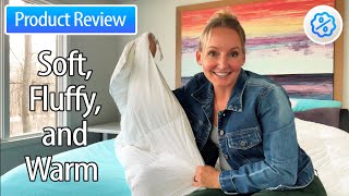 Soft Fluffy and Warm  APSMILE Down Comforter  Product Review [upl. by Jamil90]