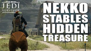 Hidden Treasure at the Nekko Stables Star Wars Jedi Survivor Walkthrough [upl. by Bodwell]