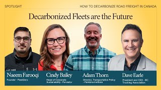 How to Decarbonize Canadian Road Freight [upl. by Fielding216]