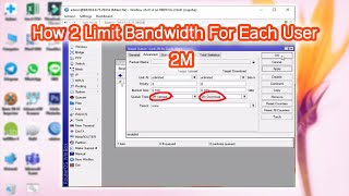 How to limit speed for each user in Mikrotik Router [upl. by Duester925]