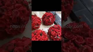 red centerpieces for weddings [upl. by Neehahs]