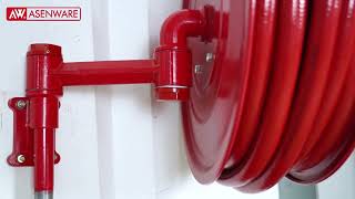 AWFH422 Swing Arm Fire Hose Reel Demo Video [upl. by Halivah]