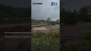 MASSIVE flood tears through Burnsville North Carolina [upl. by Anton]