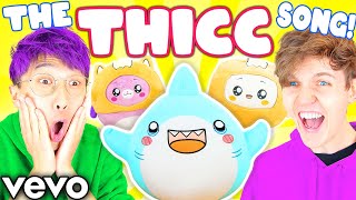 THE THICC SONG 🎵 Official LankyBox Music Video [upl. by Aniles771]