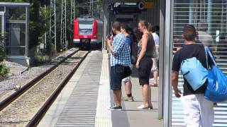 Bahnhof Oberschleißheim  S Bahn DB REGIO  Alex Guterzug  10072013 [upl. by Eelirak663]