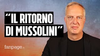 Antonio Scurati “Mussolini era un cinico che ha sacrificato il suo popolo Ma c’è chi lo rimpiange” [upl. by Einniw]