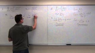 Calculus 2 Lecture 95 Showing Convergence With the Alternating Series Test Finding Error of Sums [upl. by Fernyak596]