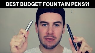 BEST Budget Fountain Pens For Beginners  Pilot Metropolitan amp Jinhao X750 Review [upl. by Nyleda]