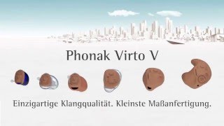 Technologie Phonak Virto V SONTEC HEARING AIDS Hörgeräte Audífonos høreapparater [upl. by Lenuahs610]