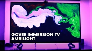 GOVEE IMMERSION TV  AMBILIGHT Economico para qualquer TV [upl. by Hailat]