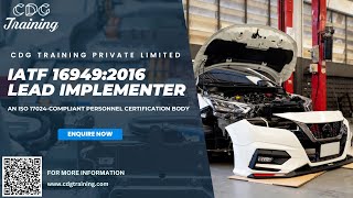 Comprehensive IATF 16949 Lead Implementer  CDG Training Private Limited  Get Course Link Below [upl. by Lukas769]