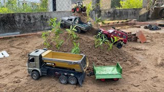 Remote Control Car Off Roading TestMini Rc Car Off RoadRc Land CruiserRc Toyota PickupTractor [upl. by Geanine268]