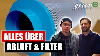 Tipps für HomeGrower  Welches Abluftsystem amp Aktivkohlefilter für die GrowBox  GreenConnection [upl. by Ytomit]