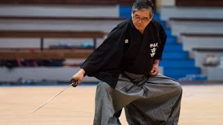 Iaido Embu  Muso Shindenryu Iaido  Kyoshi 8th dan Demonstration [upl. by Eanram]