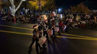 Pioneer Mustang Marching Band  Porterville Christmas parade 2023 [upl. by Enirod]