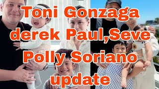 Toni Gonzaga Derek Paul Seve at baby Polly Soriano Update at Disneyland USA [upl. by Ynatterb]