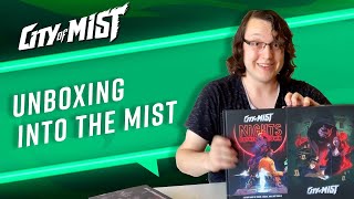 Unboxing The Into the Mist Set and Deck of Legends City of Mist TTRPG [upl. by Nitsyrc]