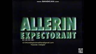 Iklan Allerin Expectorant  Batuk Saat Aktivitas 1999  TPI Indosiar RCTI amp SCTV [upl. by Amitie848]