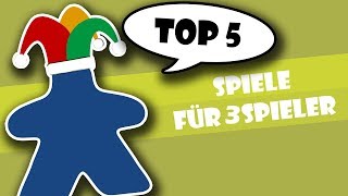 Top 5 Brettspiele für 3 Spieler [upl. by Amiarom]